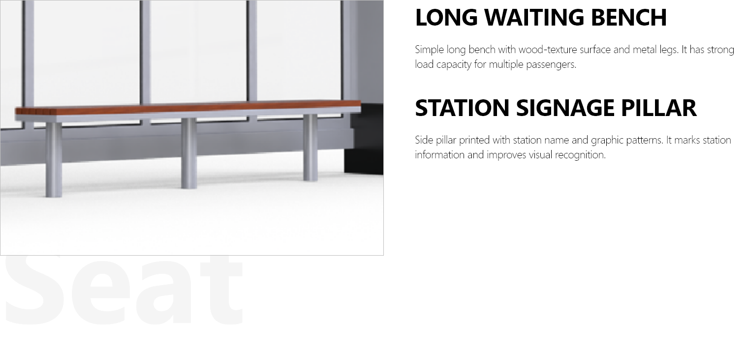 Outdoor Smart Public Transit Bus Shelter ZX-BS-010_8