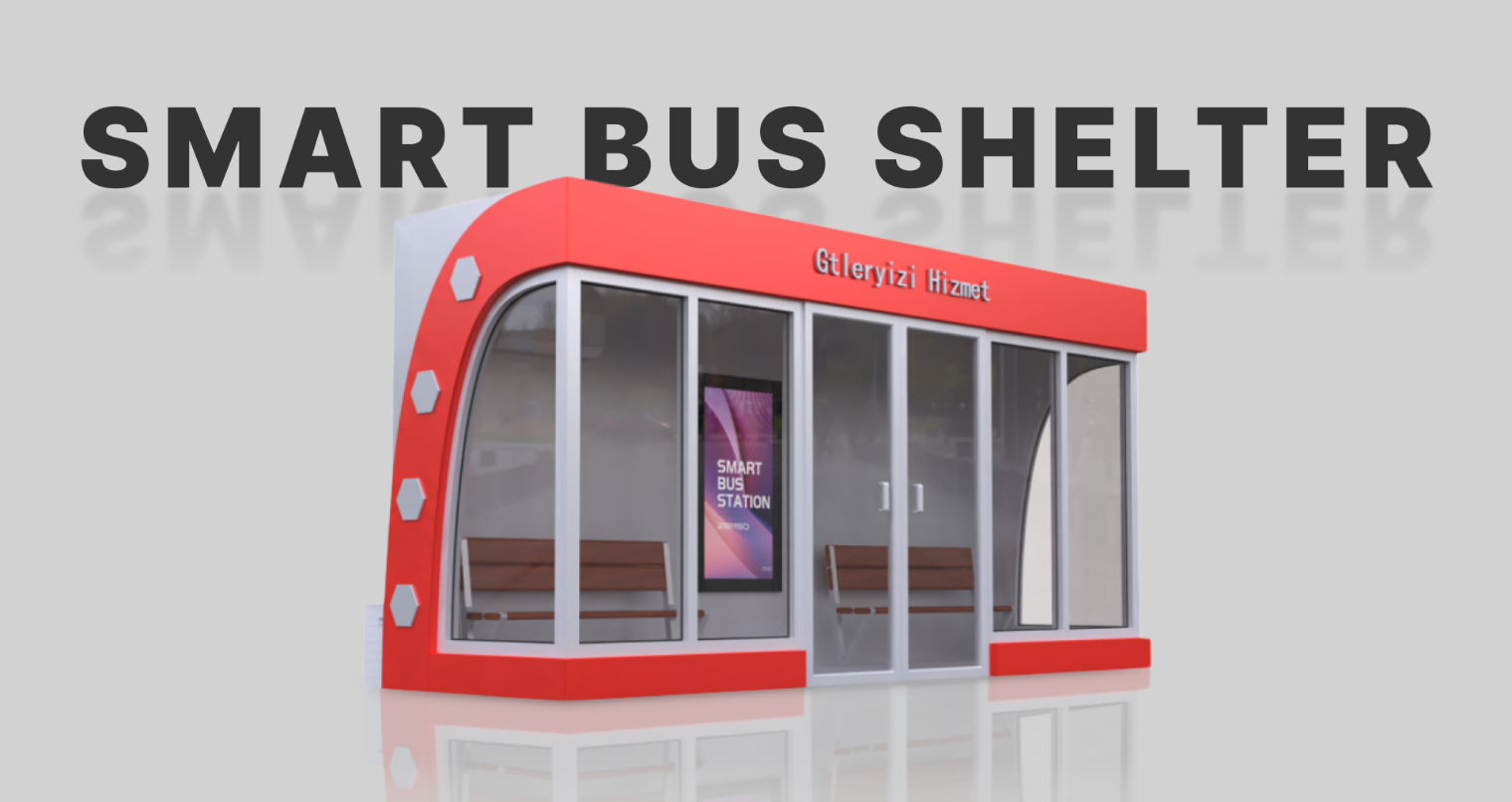 Outdoor Intelligent Bus Station Kiosk ZX-BS-008_5