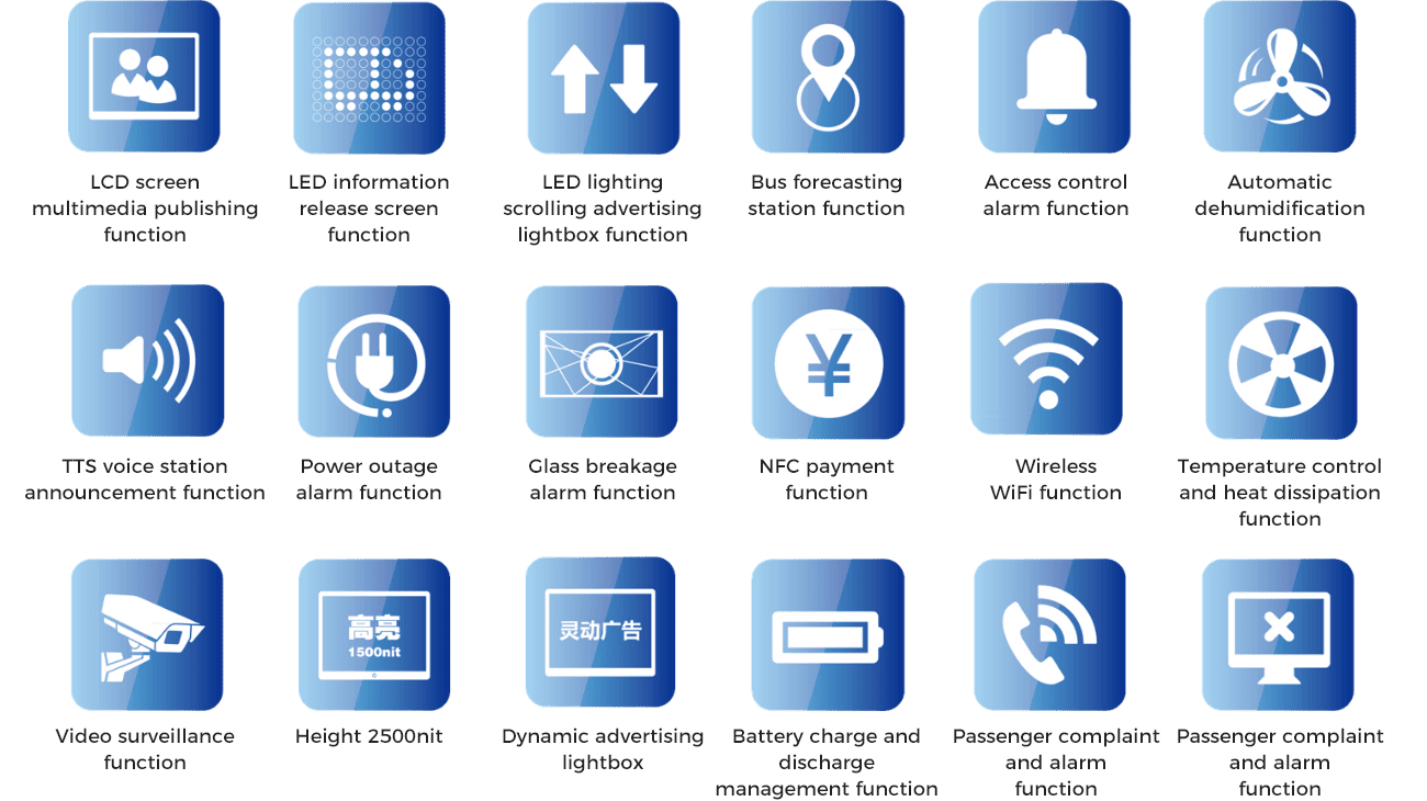 intelligent public facilities functions