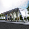 Smart Bus Stop Shelter with Bench-ZEMSO-HCT-0079