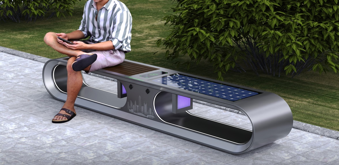 Smart Solar Benches