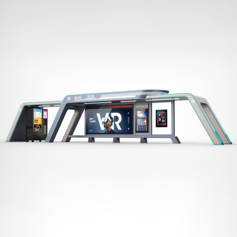 Outdoor Furniture Metal Bus Shelter-ZEMSO-HCT-0098