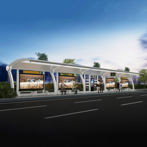 Bus Stop Shelter with Bench-ZEMSO-HCT-0064