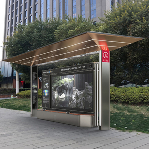 Outdoor Metal Bus Shop For Sale-HCT-0129