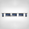 Outdoor Urban Furniture Stainless Steel Bus Shelter-ZEMSO-HCT-0005