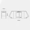 Metal Bus Stop Shelter-HCT-0135