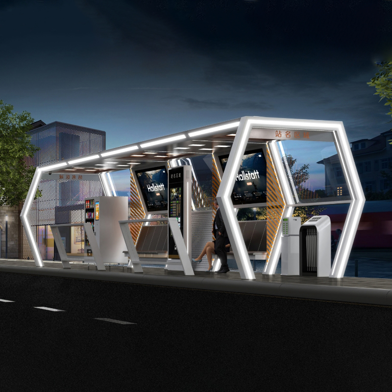 Intelligent BRT Bus Kiosk-ZEMSO-HCT-0036