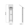Outdoor Solar LCD Bus Stop Digital Signage ZEMSO-DZZP-0007