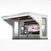 Outdoor Intelligent Solar Bus Kiosk-ZEMSO-HCT-0032