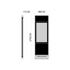 Smart Multifunctional Ultrathin Bus Stop Signage ZEMSO-DZZP-0002