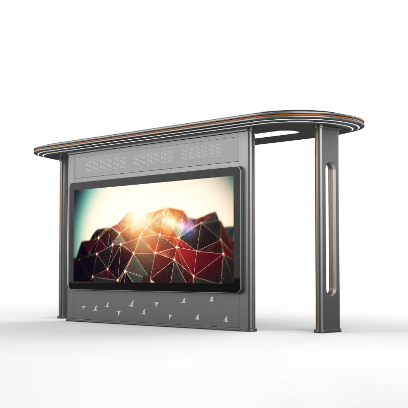 Metal Bus Stop Shelter-ZEMSO-HCT-0093