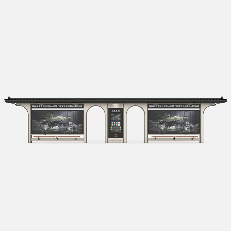 Classic Metal Bus Stop-HCT-0112