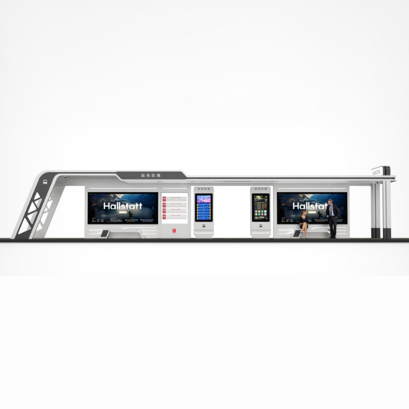 Outdoor City Furniture Smart Bus Stop-ZEMSO-HCT-0019