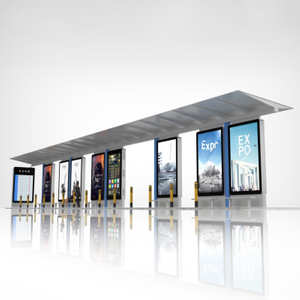 Outdoor City Furniture Smart Bus Stop Shelter-ZEMSO-HCT-0025