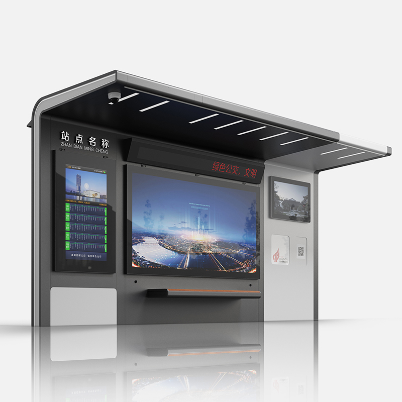Stainless Steel Bus Shelter-HCT-0076