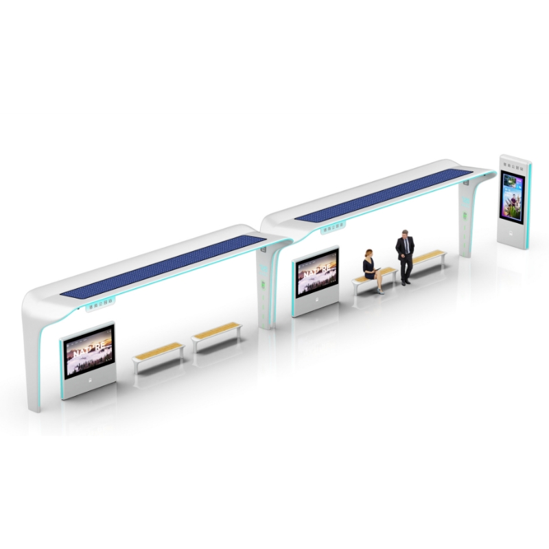 Modern Smart Bus Stop-ZEMSO-HCT-0046