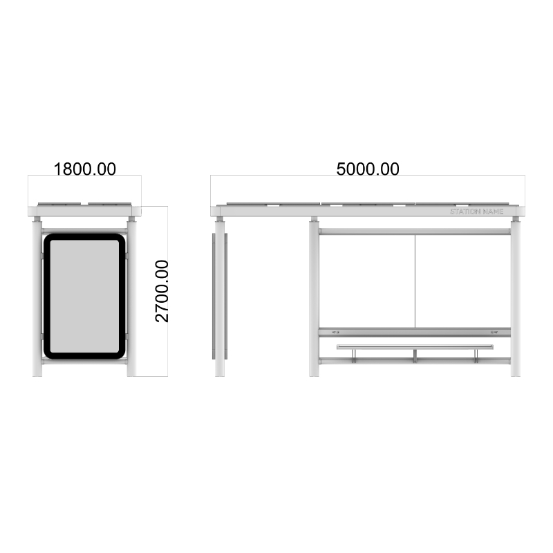 Smart Bus Shelter ZEMSO-HCT-0003