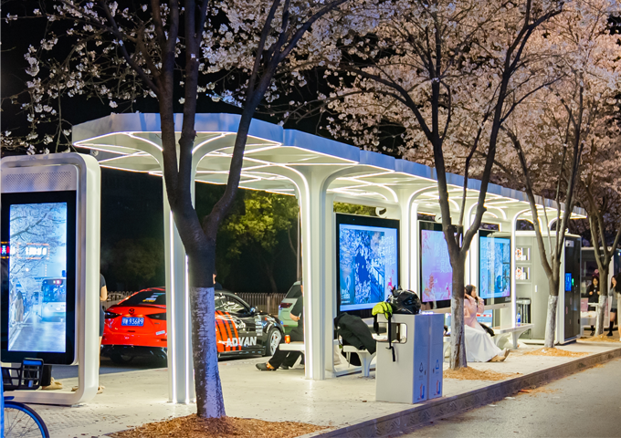 Wuhan Intelligent Bus Shelter