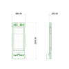 Outdoor Mutifunction Bus Stop Digital Signage ZEMSO-DZZP-0017
