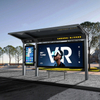 Outdoor Furniture Metal Bus Shelter-ZEMSO-HCT-0091