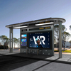 Metal Bus Stop Shelter-ZEMSO-HCT-0093