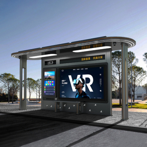 Metal Bus Stop Shelter-ZEMSO-HCT-0093