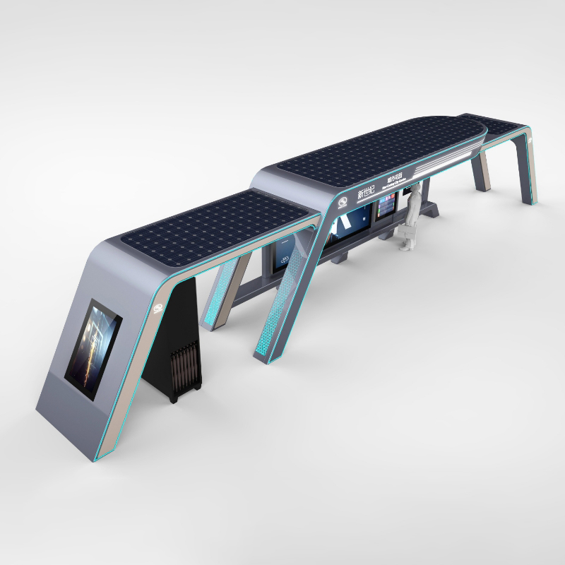 Outdoor Furniture Metal Bus Shelter-ZEMSO-HCT-0098