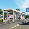 Smart City Metal Bus Shelter-ZEMSO-HCT-0062