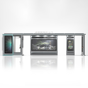 Outdoor Metal Bus Shelter For Sale-HCT-0125