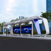 Bus Stop Shelter With Kiosk-HCT-0075