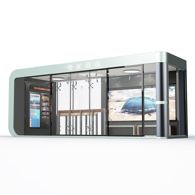 Customized Metal Bus Stop Shelter-HCT-0124