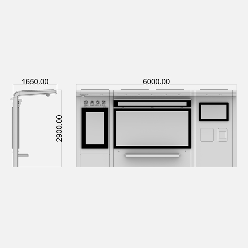 Stainless Steel Bus Shelter-HCT-0076