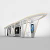 Metal Bus Stop Shelter Design-ZEMSO-HCT-0097