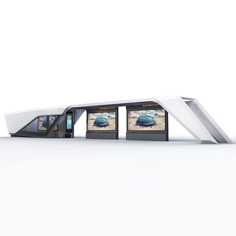 Stainless Steel Bus Shelters-HCT-0125