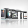 Outdoor Metal Bus Shelter For Sale-HCT-0125