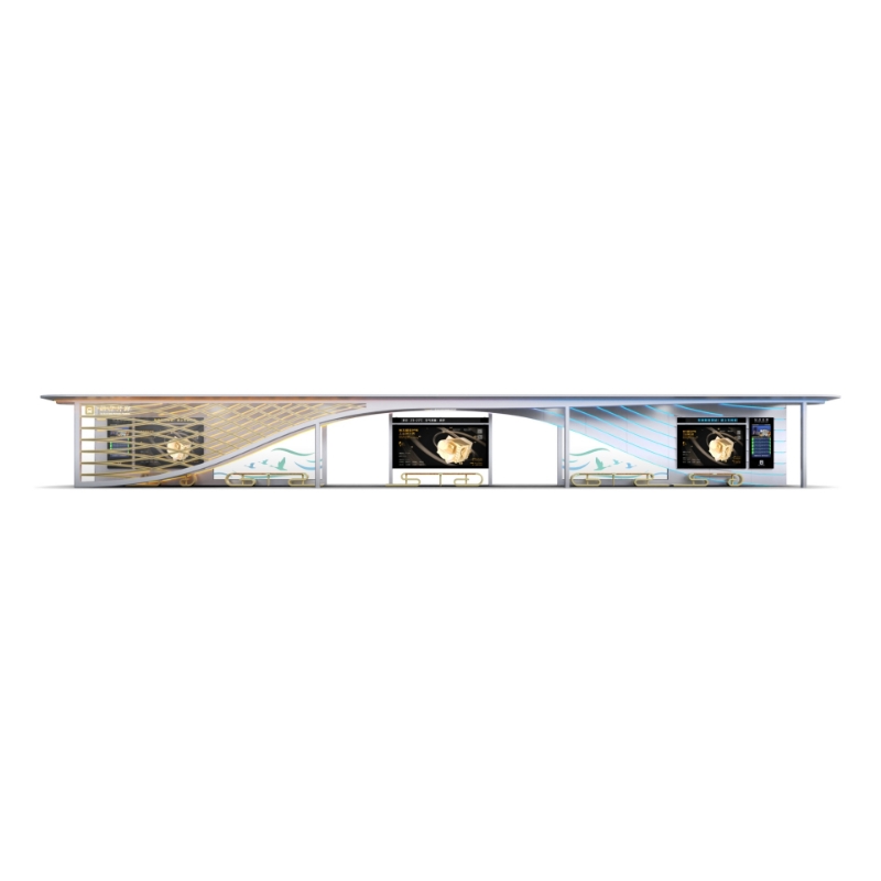Customized Stainless Steel Bus Stop-HCT-0077