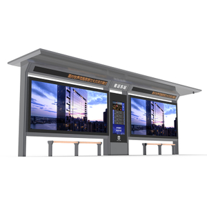 Metal Bus Stop Shelter-HCT-0132