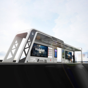 Outdoor City Furniture Smart Bus Stop-ZEMSO-HCT-0019
