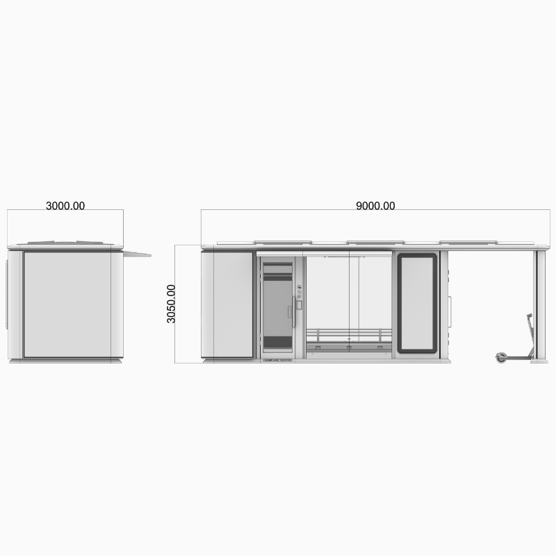 Outdoor Retail City Service Kiosk ZEMSO-FWT-0018
