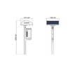 Outdoor Bus Stop E-ink Digital Signage ZEMSO-DZZP-0004