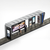 Outdoor Smart Solar Bus Stop Station-ZEMSO-HCT-0011
