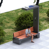  Durable Solar-Powered Bench with Energy Storage ZEMSO-ZY-0008