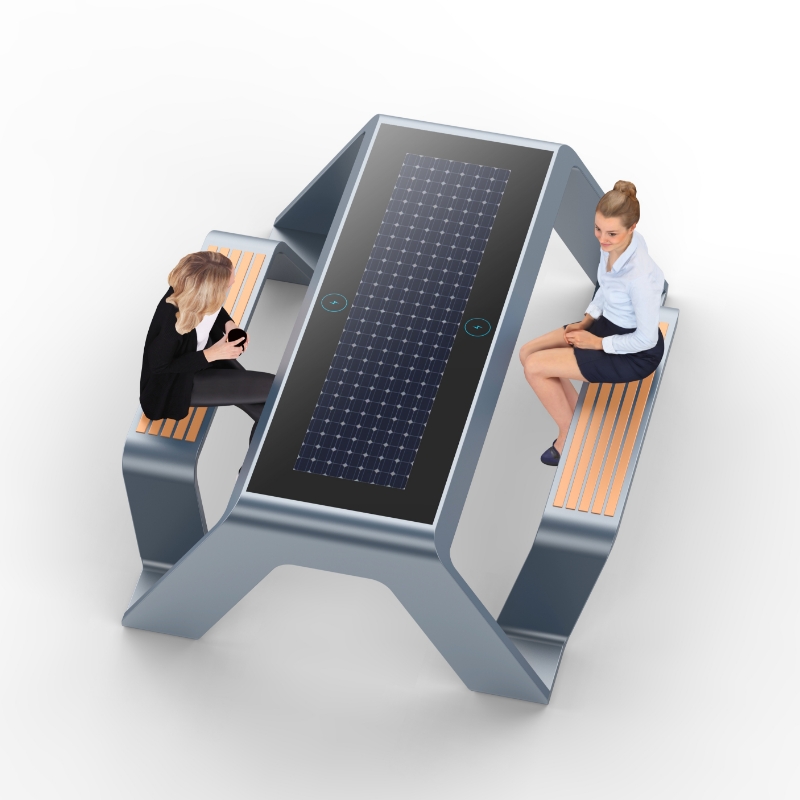 Outdoor Street Waiting Taxi Solar Bench ZEMSO-ZY-0015