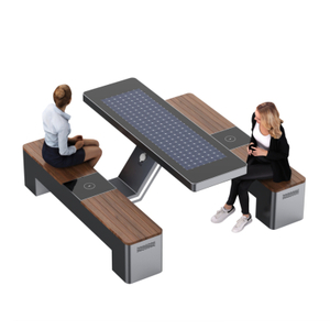 Outdoor Solar Charging Bench for Public Spaces ZEMSO-ZY-0005