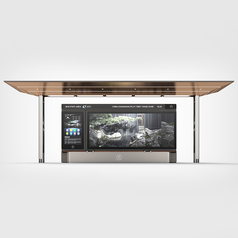 Outdoor Metal Bus Shop For Sale-HCT-0129