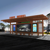 Modern Solar Bus Stop Shelter-HCT-0107