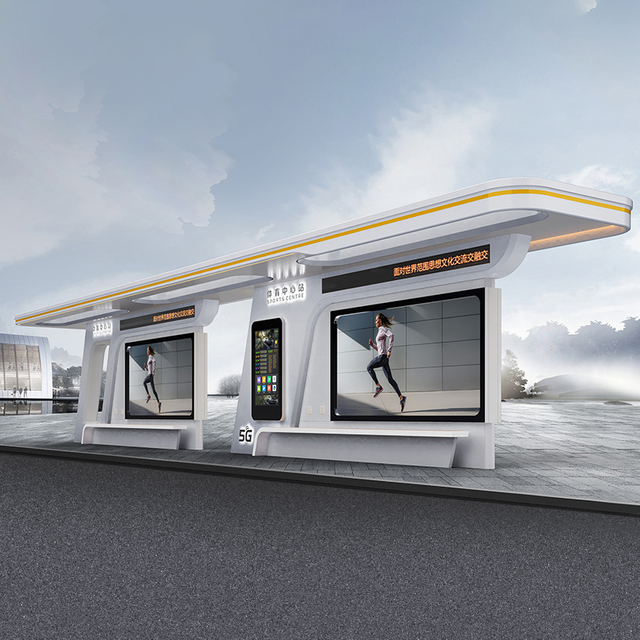 City Street Bus Shelter-HCT-0139