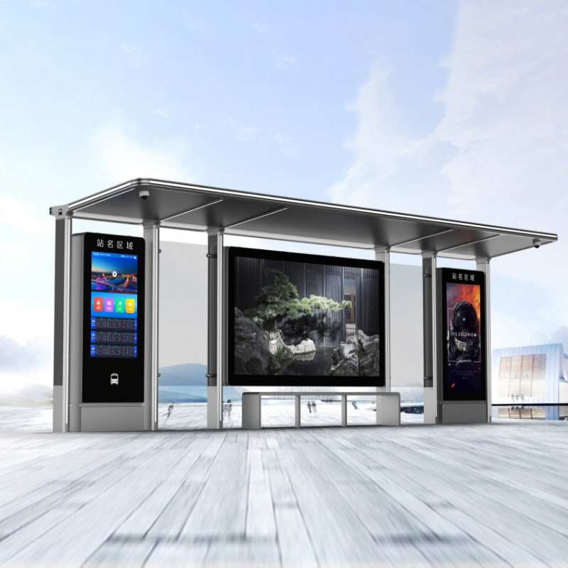 Smart Modern Bus Kiosk-ZEMSO-HCT-0047