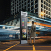 Outdoor Solar Ultrathin LCD Bus Stop Digital Display ZEMSO-DZZP-0009