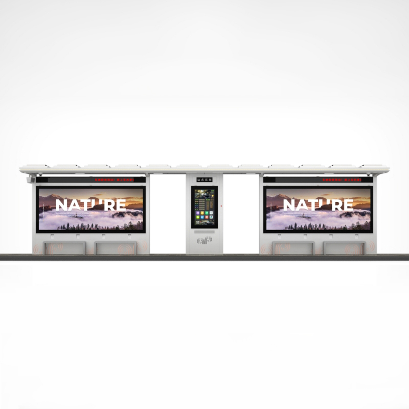 Outdoor Smart Solar Bus Station-ZEMSO-HCT-0022